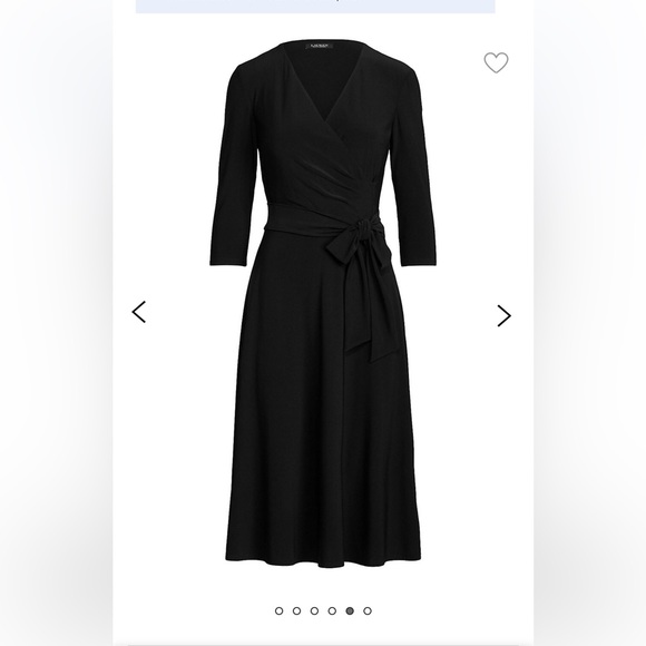 Ralph Lauren Dresses & Skirts - Ralph Lauren Surplice Belted Jersey Dress